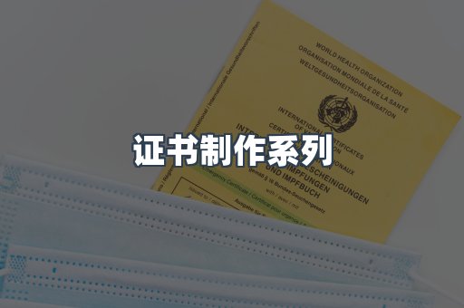 证书制作系列